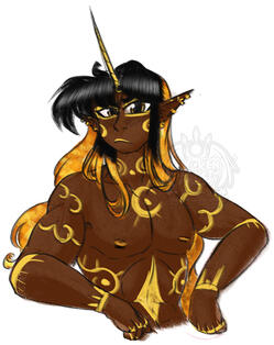 Digital colored sketch Art: MLP Fantasy AU - Astral Eclipse {2024}