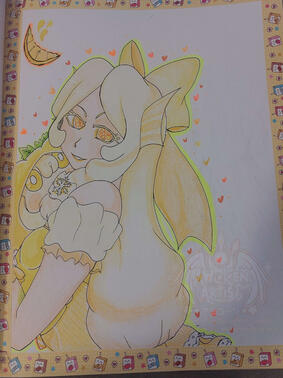 Sketchbook Art - Sweeticals - Lilly and Lemon | Color Pencil Art {2024}