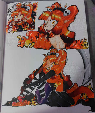 Sketchbook OC Art: Annabell | Ohuhu Marker Art {2024}