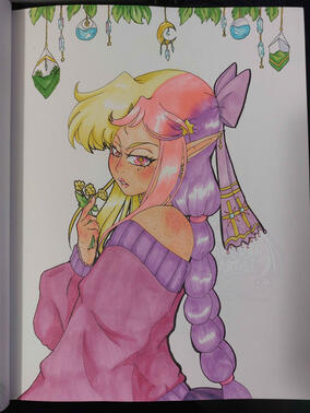 Sketchbook OC Art: Krystal | Ohuhu Marker Art {2025}